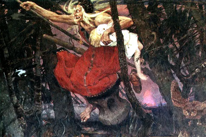 Классическое изображение Бабы-Яги