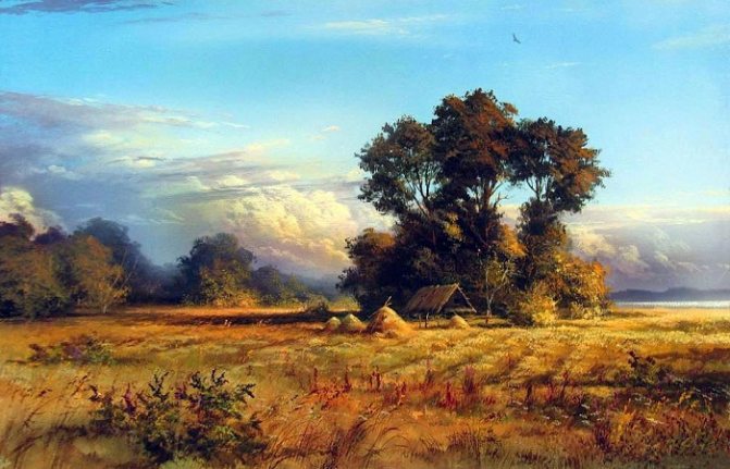 Природа в августе